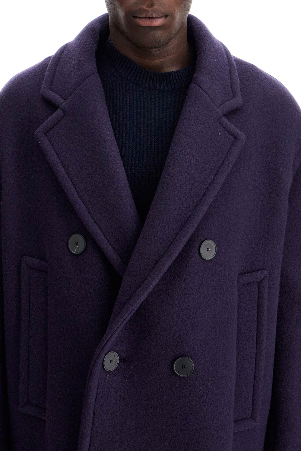 Lanvin double-breasted heavy wool coat - VivaceVenus