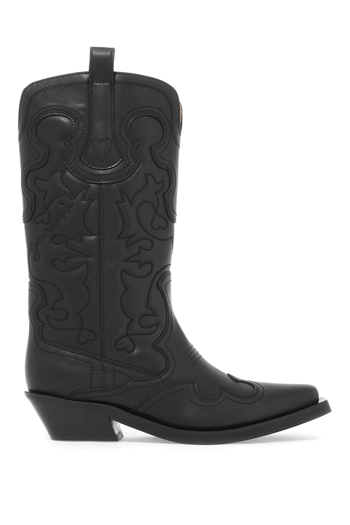 Ganni embroidered western boots - VivaceVenus