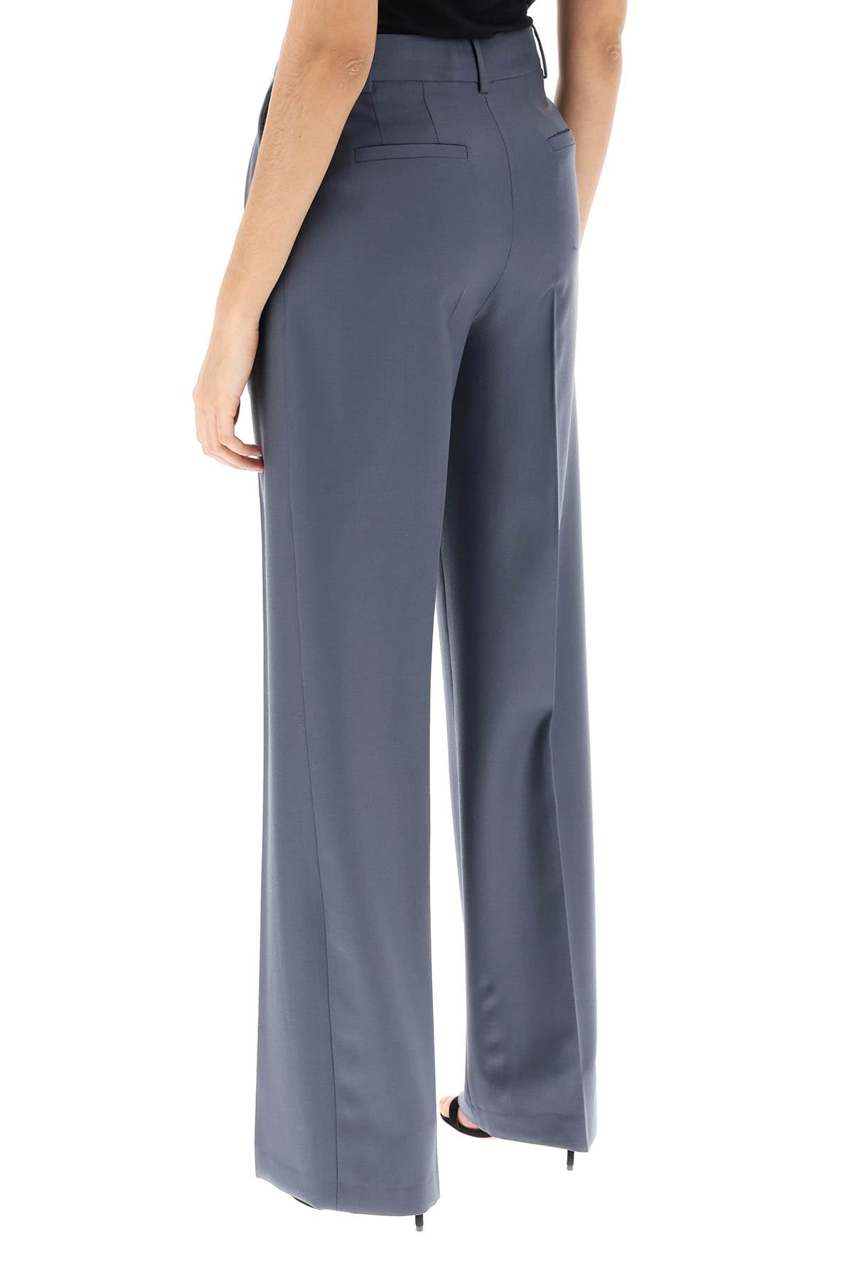 Loulou Studio sbiru double pleat trousers - VivaceVenus