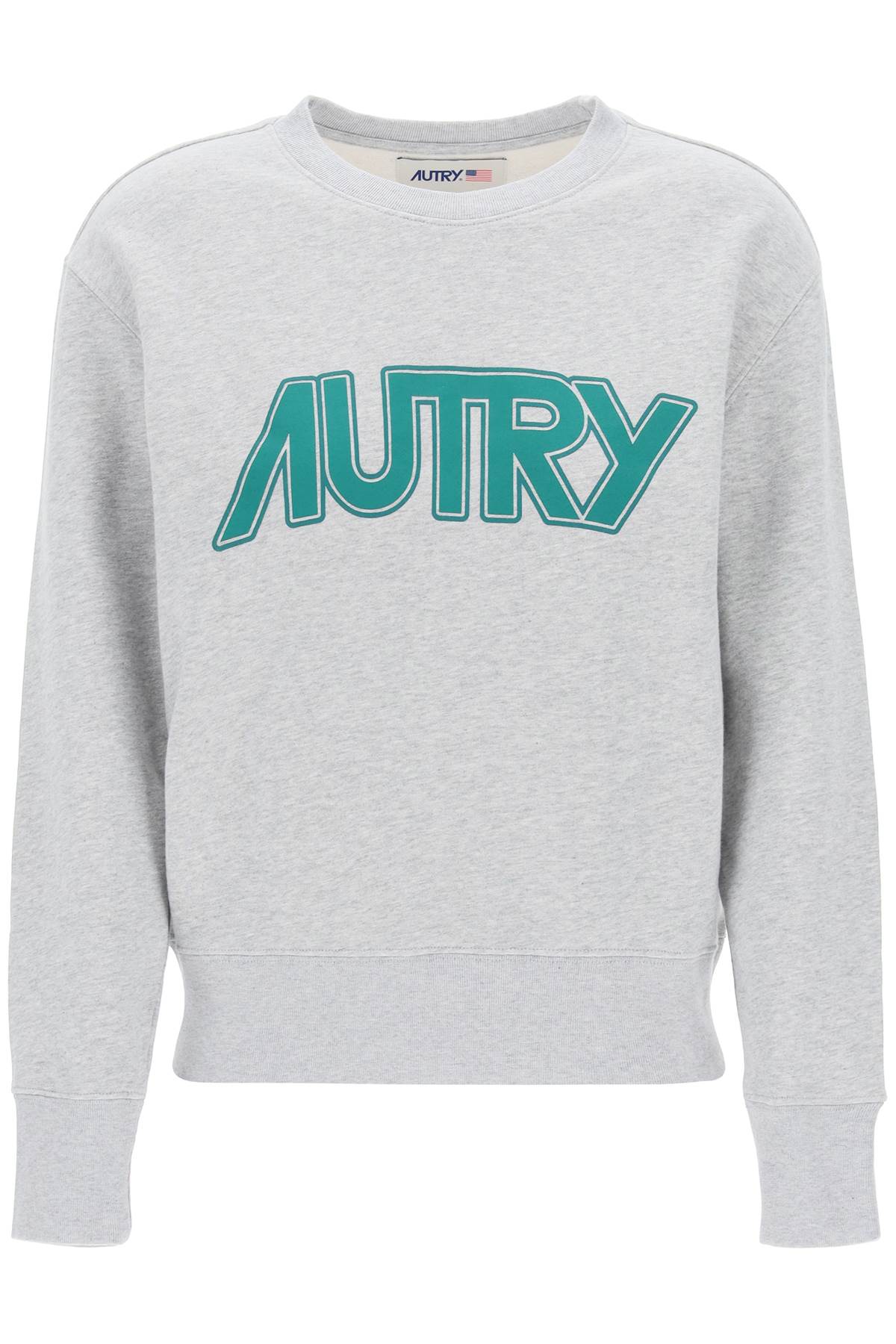 Autry sweatshirt with maxi logo print - VivaceVenus