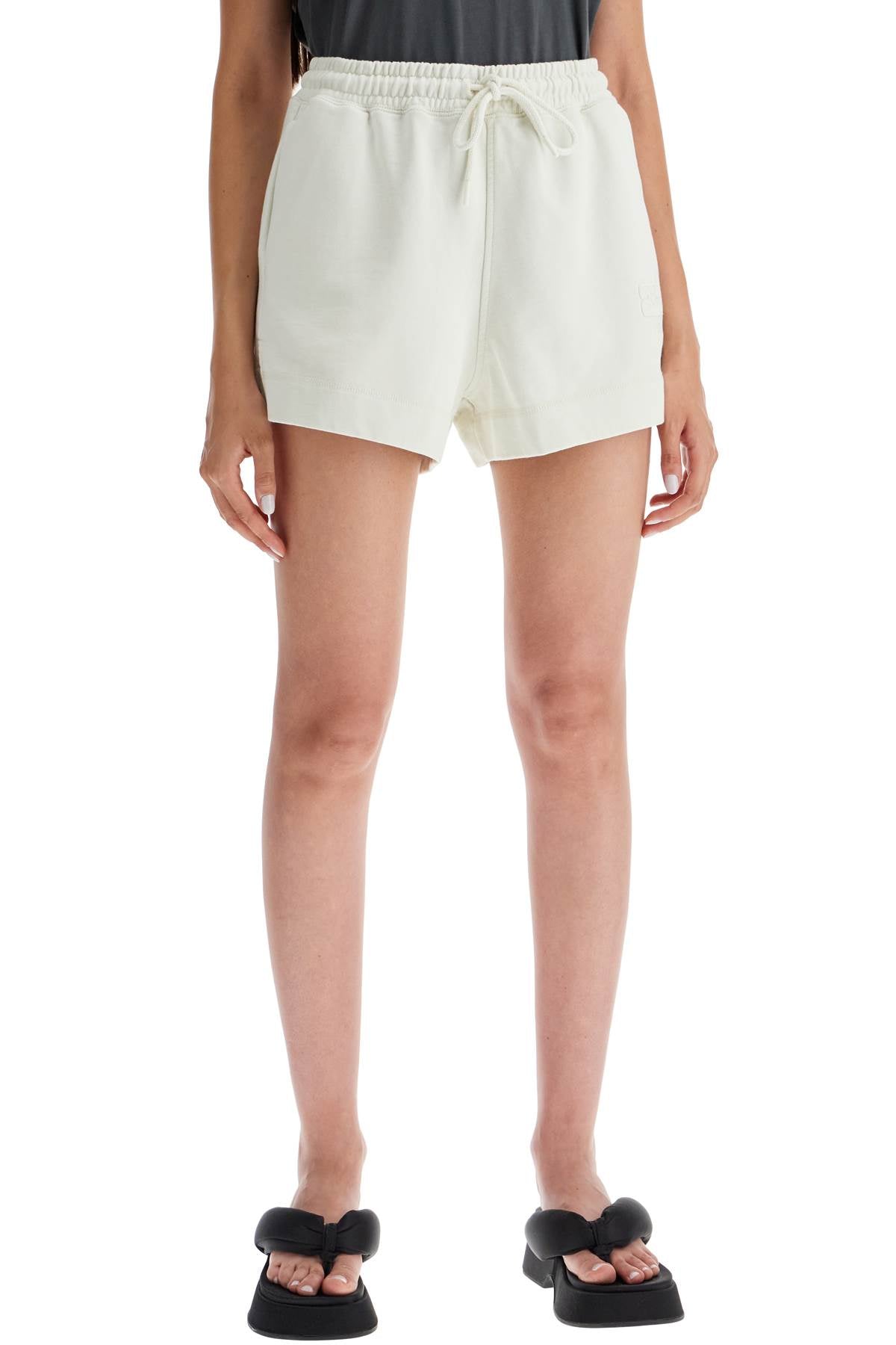 Ganni sweatshirt fabric shorts - VivaceVenus