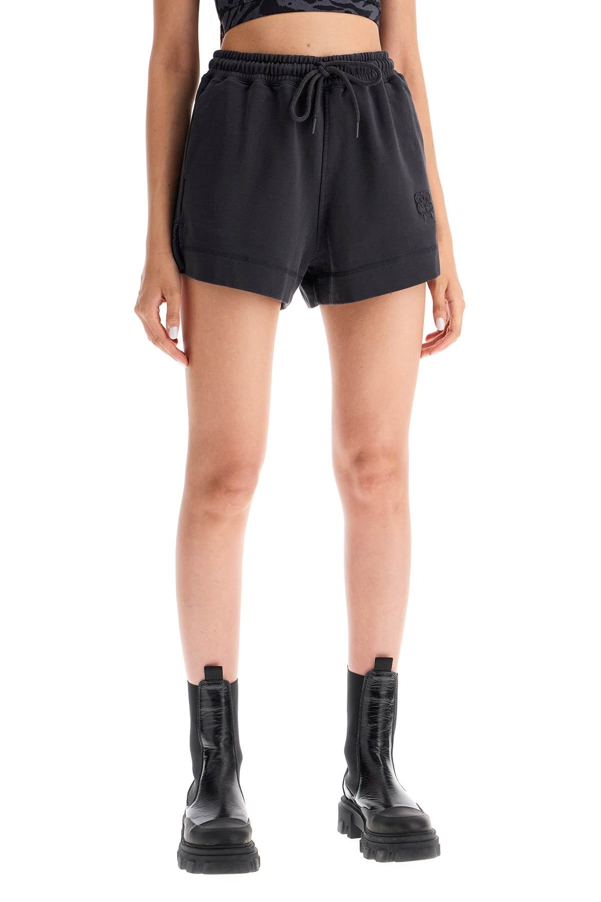 Ganni sweatshirt fabric shorts - VivaceVenus