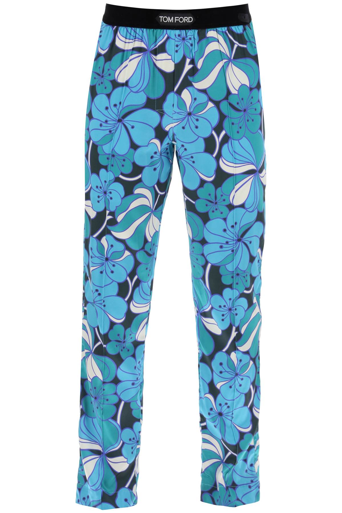 Tom Ford pajama pants in floral silk - VivaceVenus