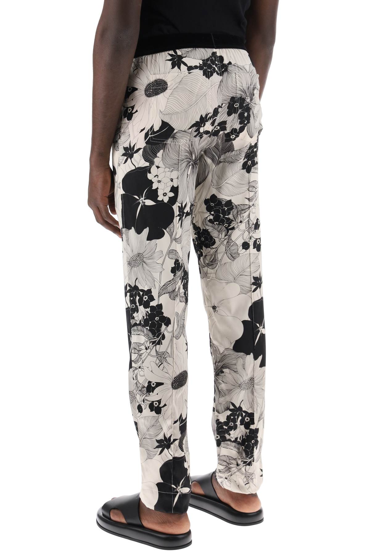 Tom Ford pajama pants in floral silk - VivaceVenus