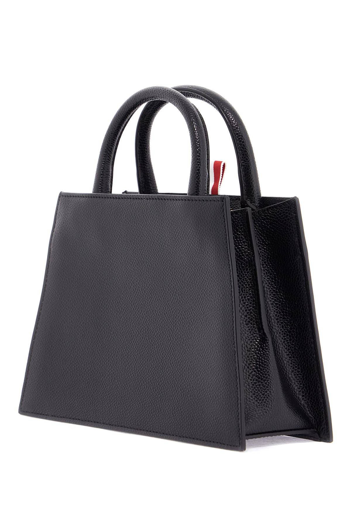 Thom Browne borsa a mano mini in pelle martellata - VivaceVenus