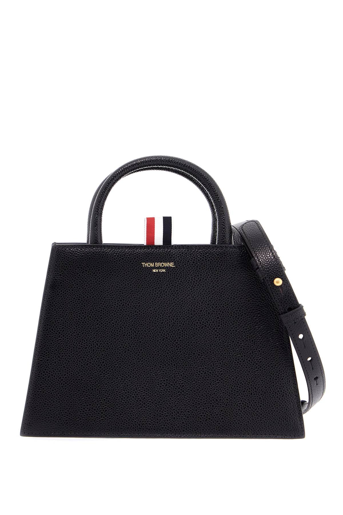 Thom Browne borsa a mano mini in pelle martellata - VivaceVenus