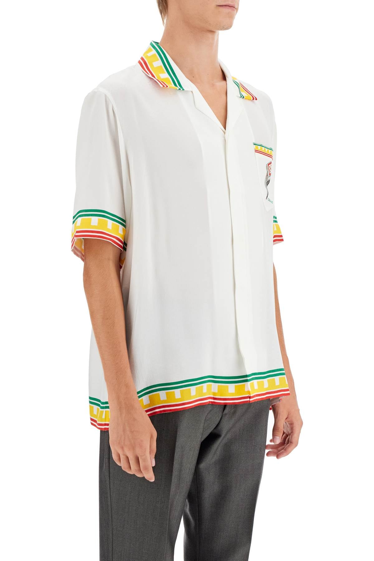 Casablanca silk leaning column shirt - VivaceVenus