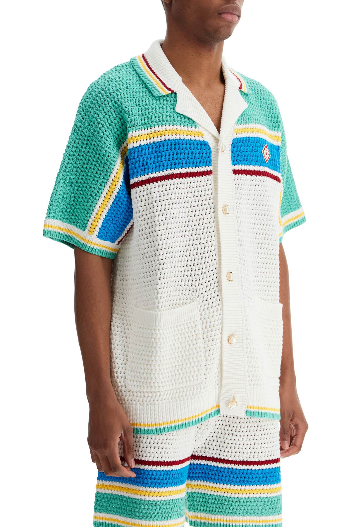 Casablanca crochet effect shirt - VivaceVenus