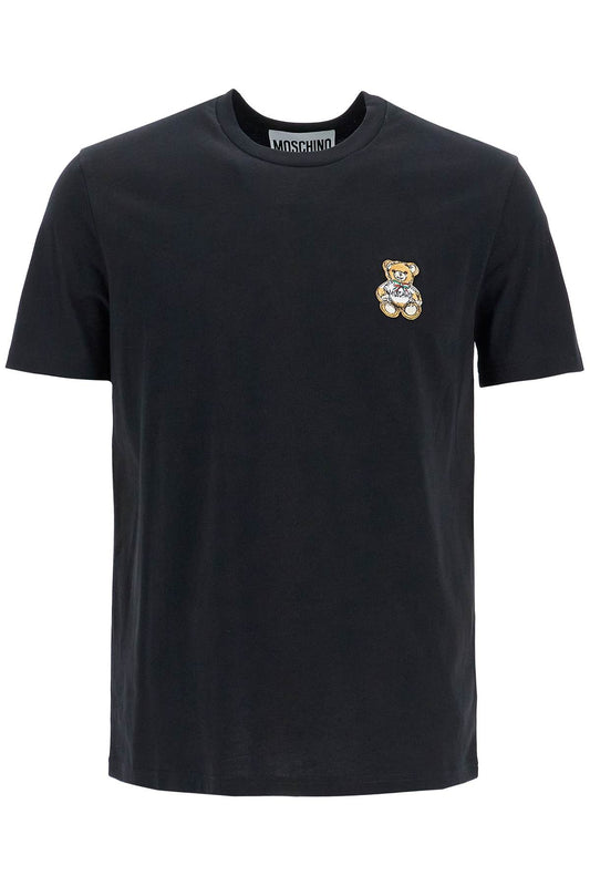 Moschino teddy bear patch t-shirt with - VivaceVenus