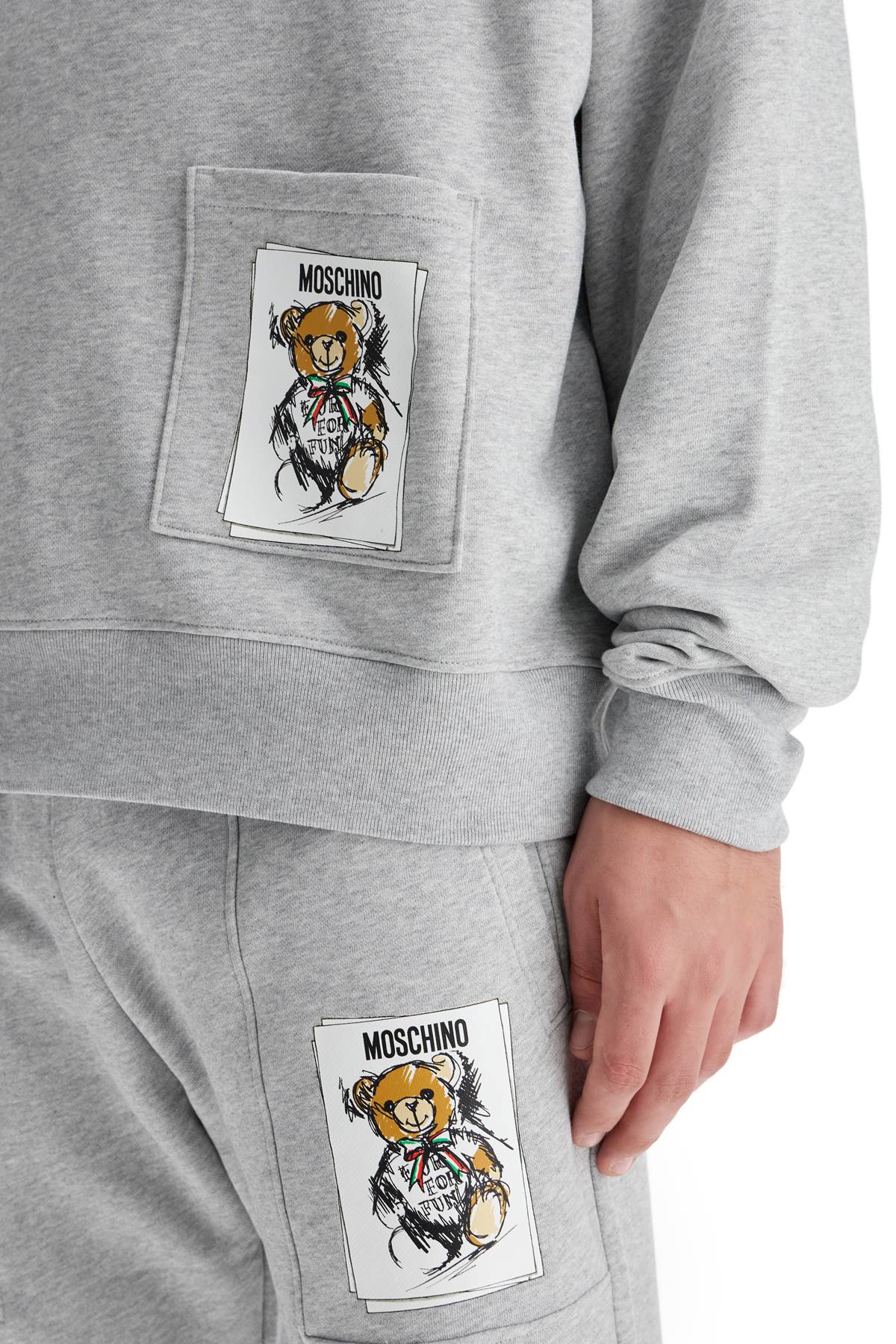 Moschino hooded teddy bear sweatshirt - VivaceVenus