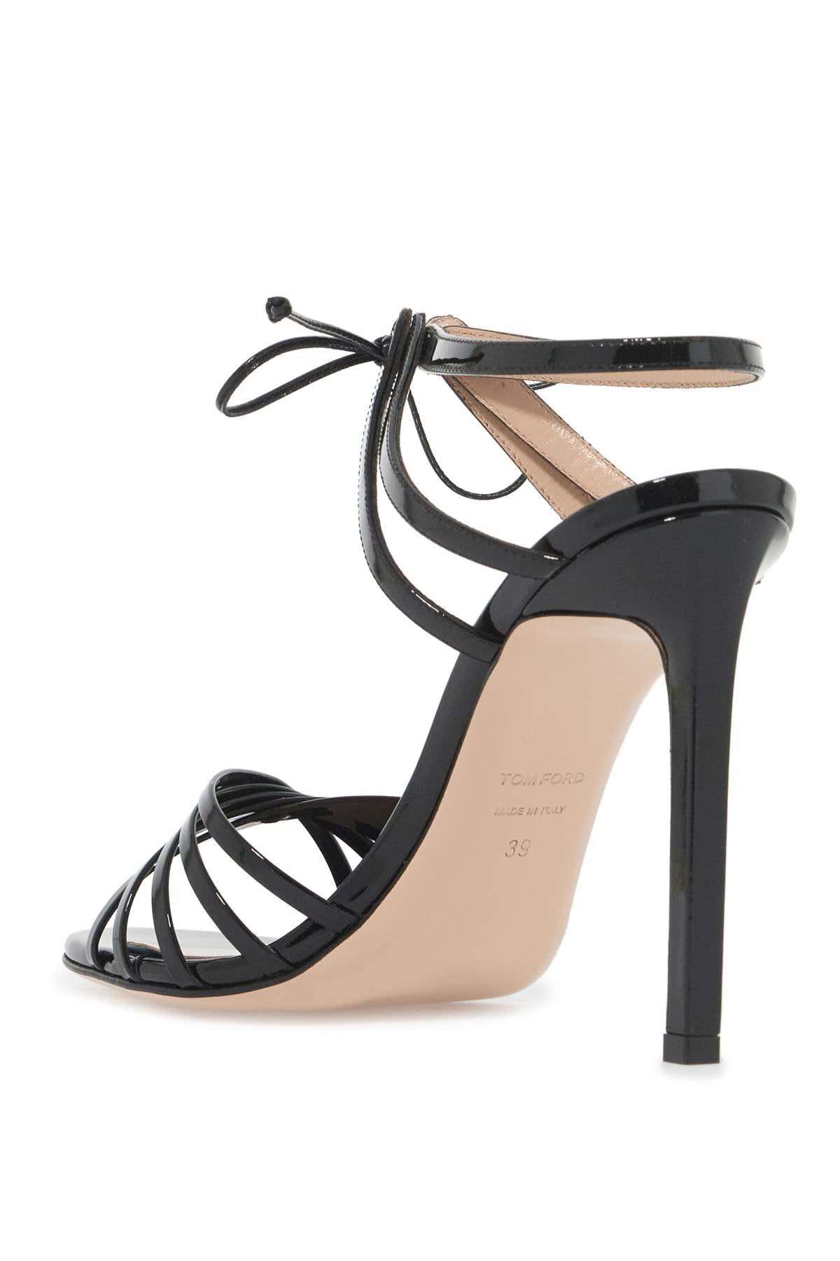 Tom Ford glossy sandals with criss-cross - VivaceVenus