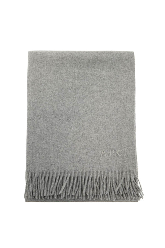 A.P.C. alix brodée wool scarf