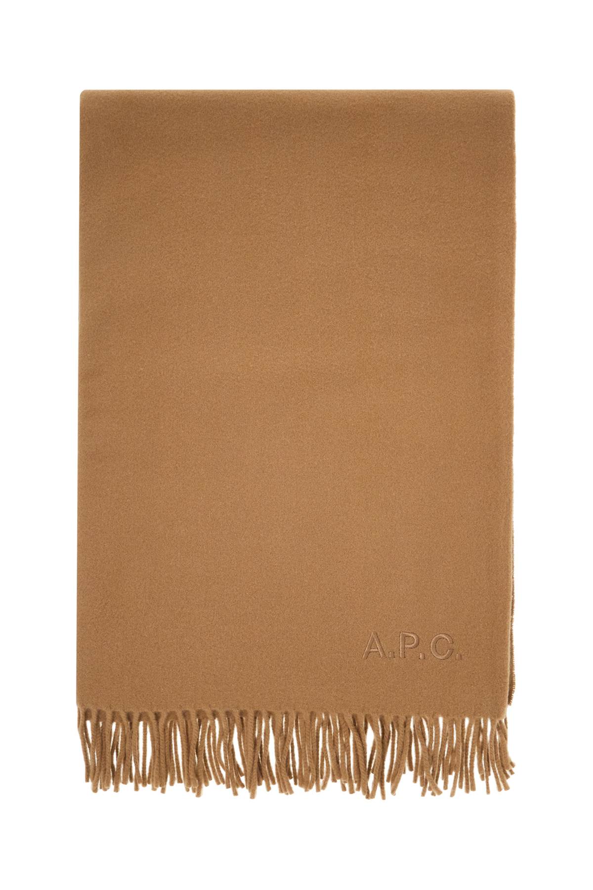 A.P.C. alix brodée wool scarf