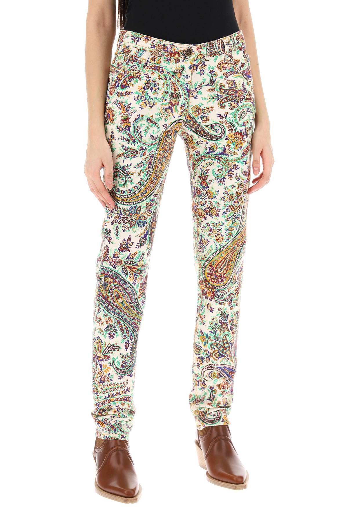 Etro paisley patterned jeans - VivaceVenus