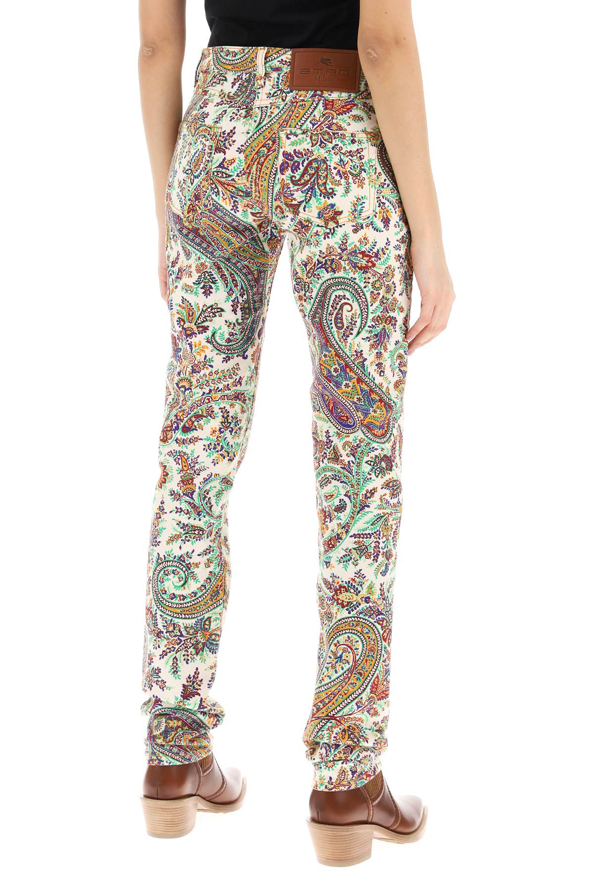 Etro paisley patterned jeans - VivaceVenus