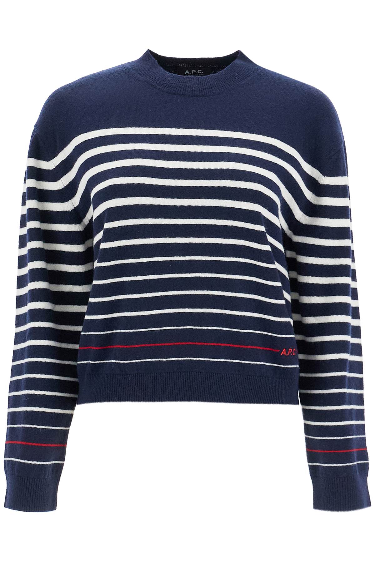 A.P.C. "striped wool billie pullover - VivaceVenus