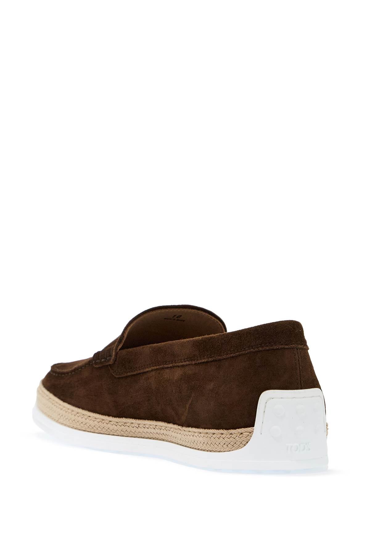 Tod'S suede slip-on with rafia insert - VivaceVenus