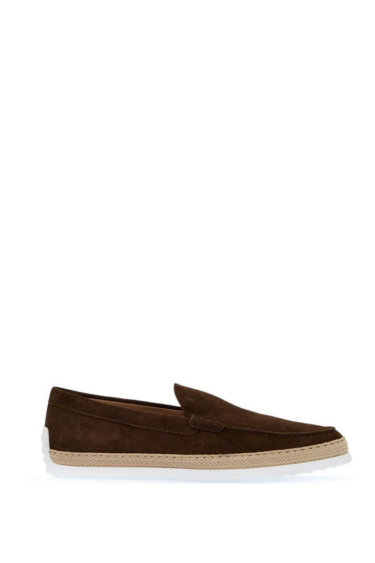 Tod'S suede slip-on with rafia insert - VivaceVenus