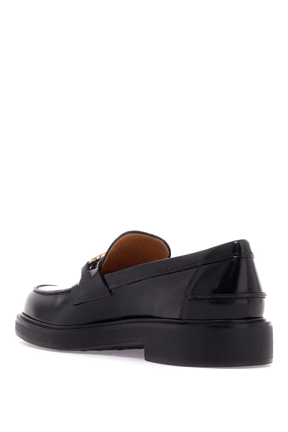 Tod'S metal logo loafers with metal detailing - VivaceVenus