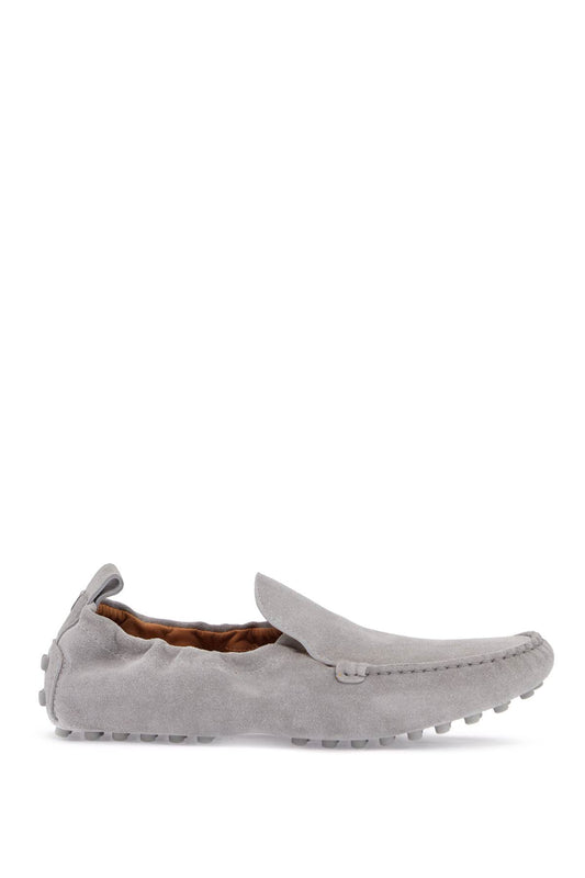 Tod'S light gray calfskin women's loafers - VivaceVenus