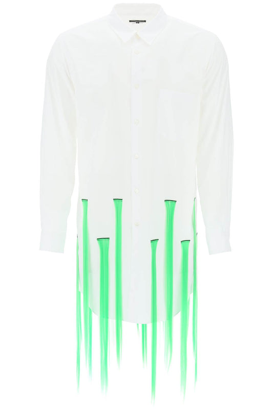 Comme Des Garcons Homme Plus Shirt With Extensions   White