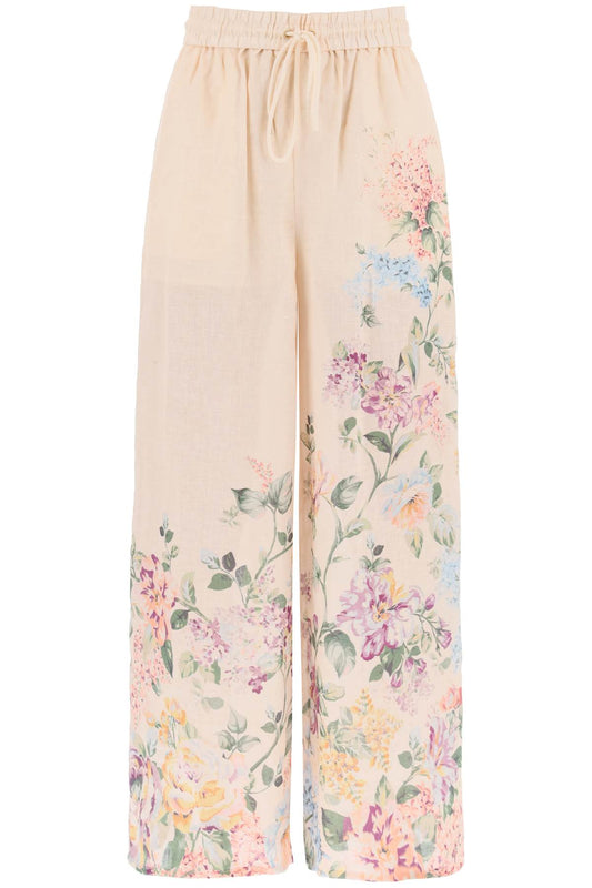 Zimmermann Linen Pants By Halliday   Pink