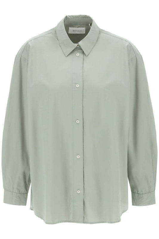 Skall Studio Replace With Double Quoteoversized Organic Cotton Edgar Shirt   Green