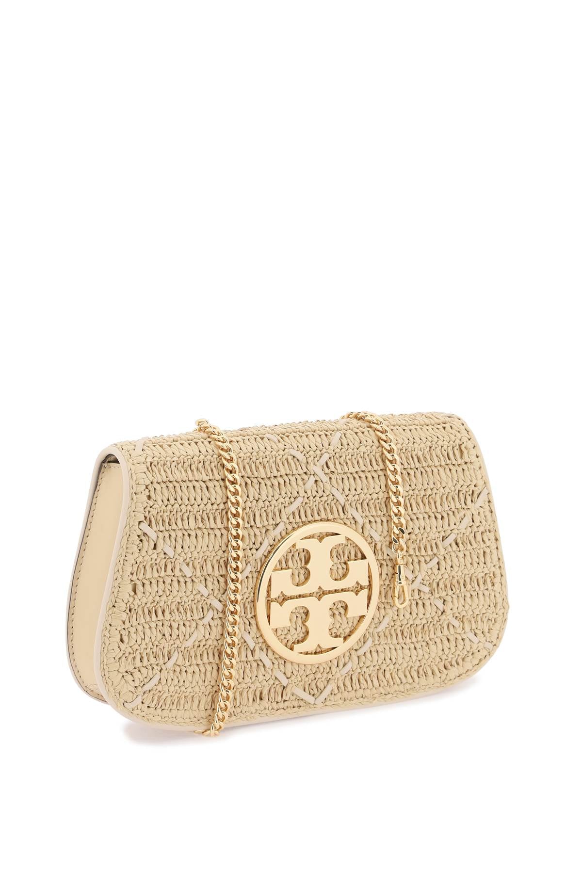 Tory Burch Replace With Double Quotereva Raffia   Beige