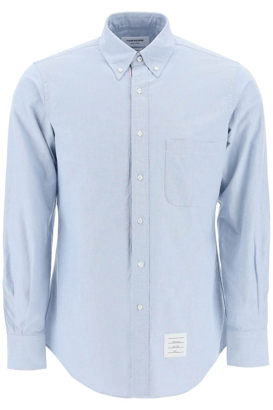 Thom Browne Oxford Cotton Button Down Shirt   Light Blue