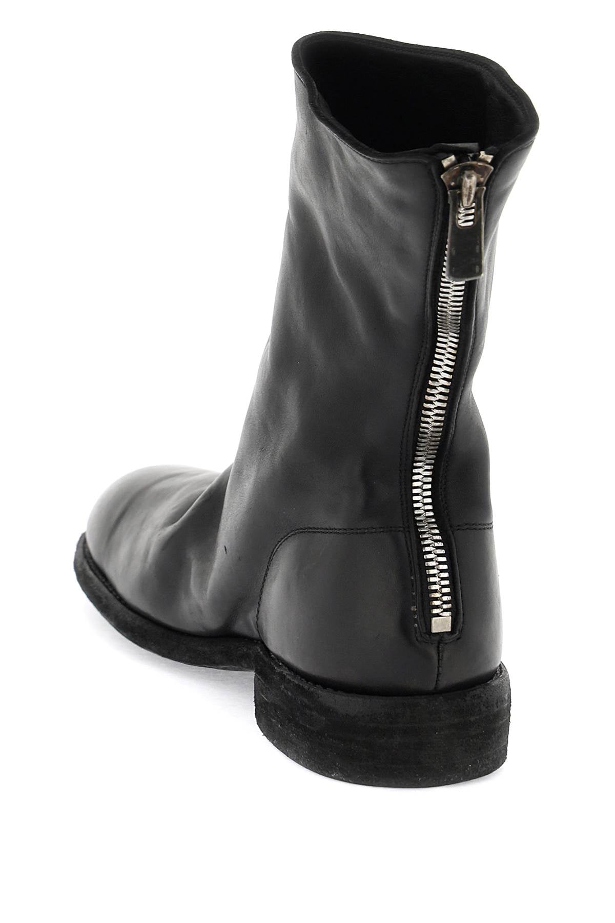 Guidi Leather Boots   Black