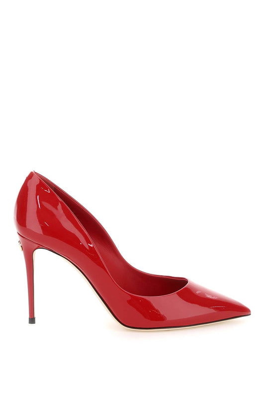 Dolce & Gabbana Patent Leather Pumps   Rosso