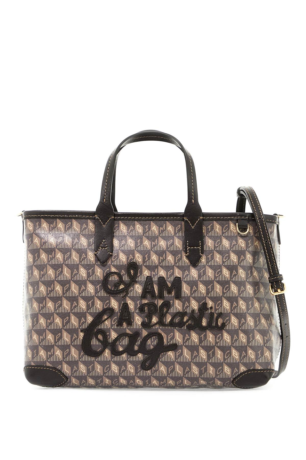 Anya Hindmarch Tote Bag "i Am A Plastic Bagreplace With Double Quote With   Brown