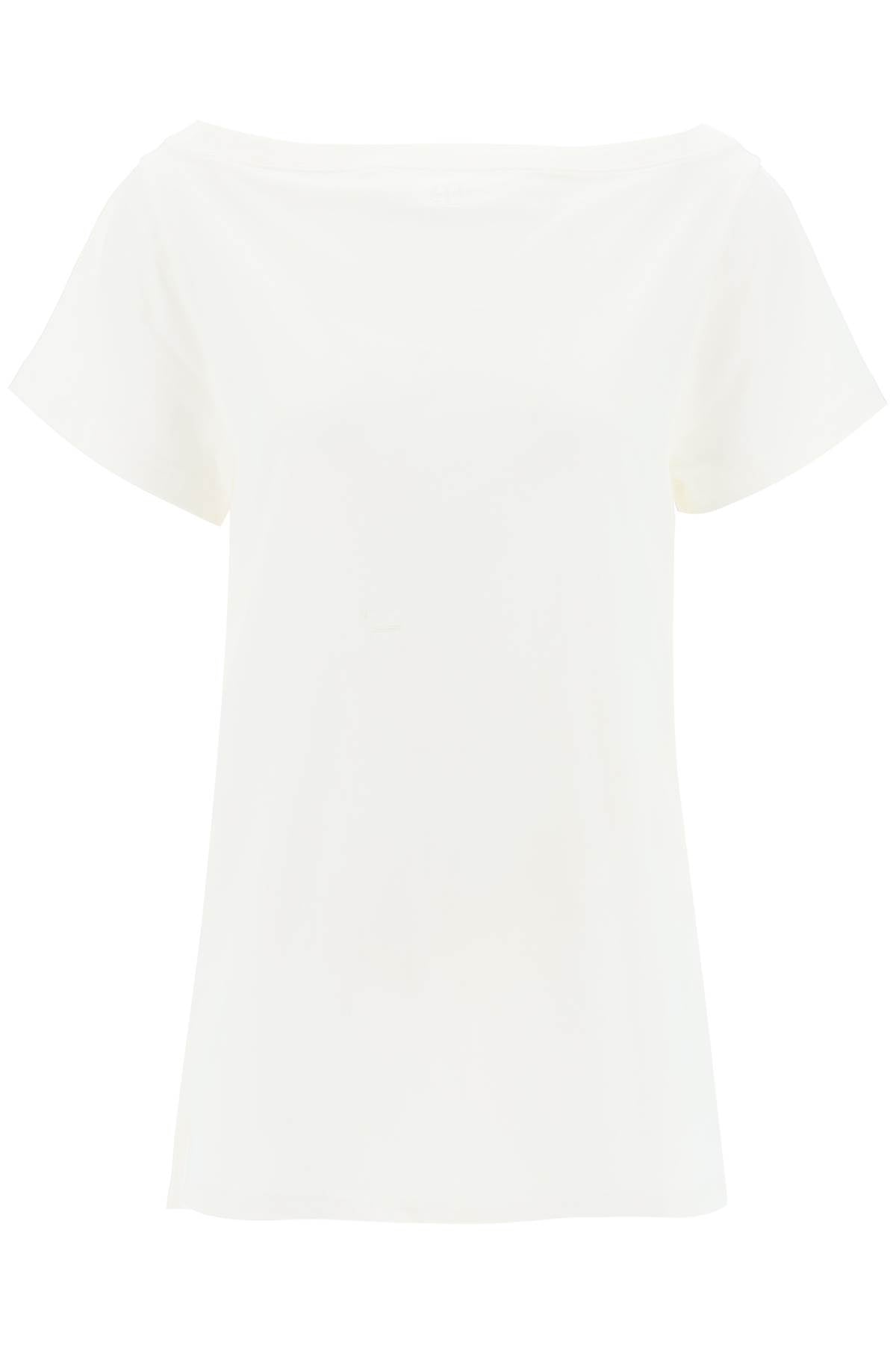Courreges Twisted Body T Shirt   White