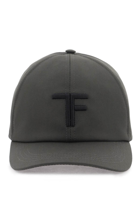 Tom Ford Baseball Cap With Embroidery   Grigio