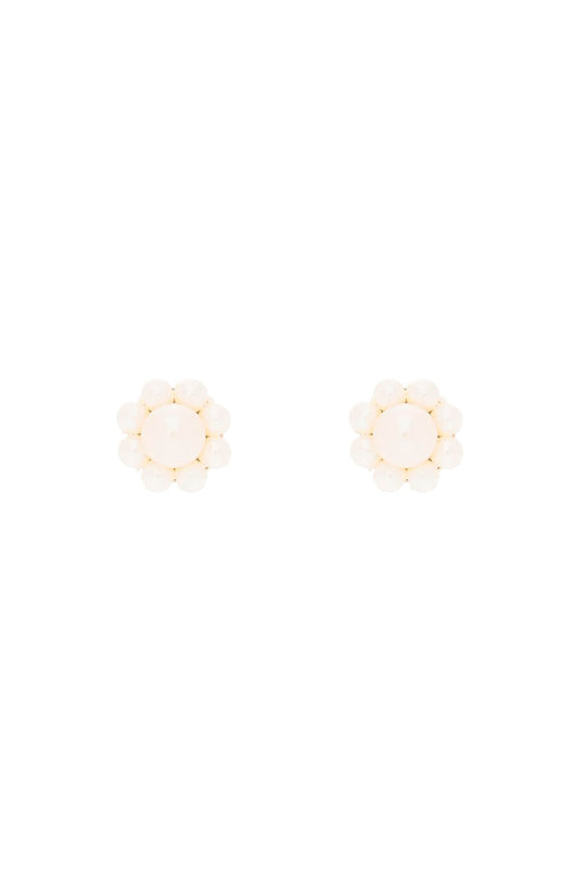 Simone Rocha Earrings With Pearls   White