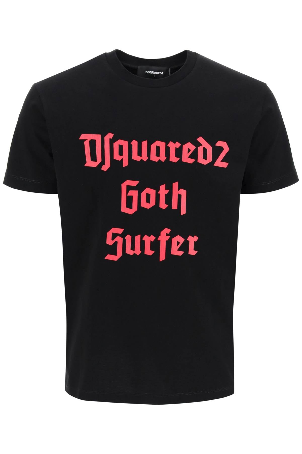 Dsquared2 'D2 Goth Surfer' T Shirt   Nero