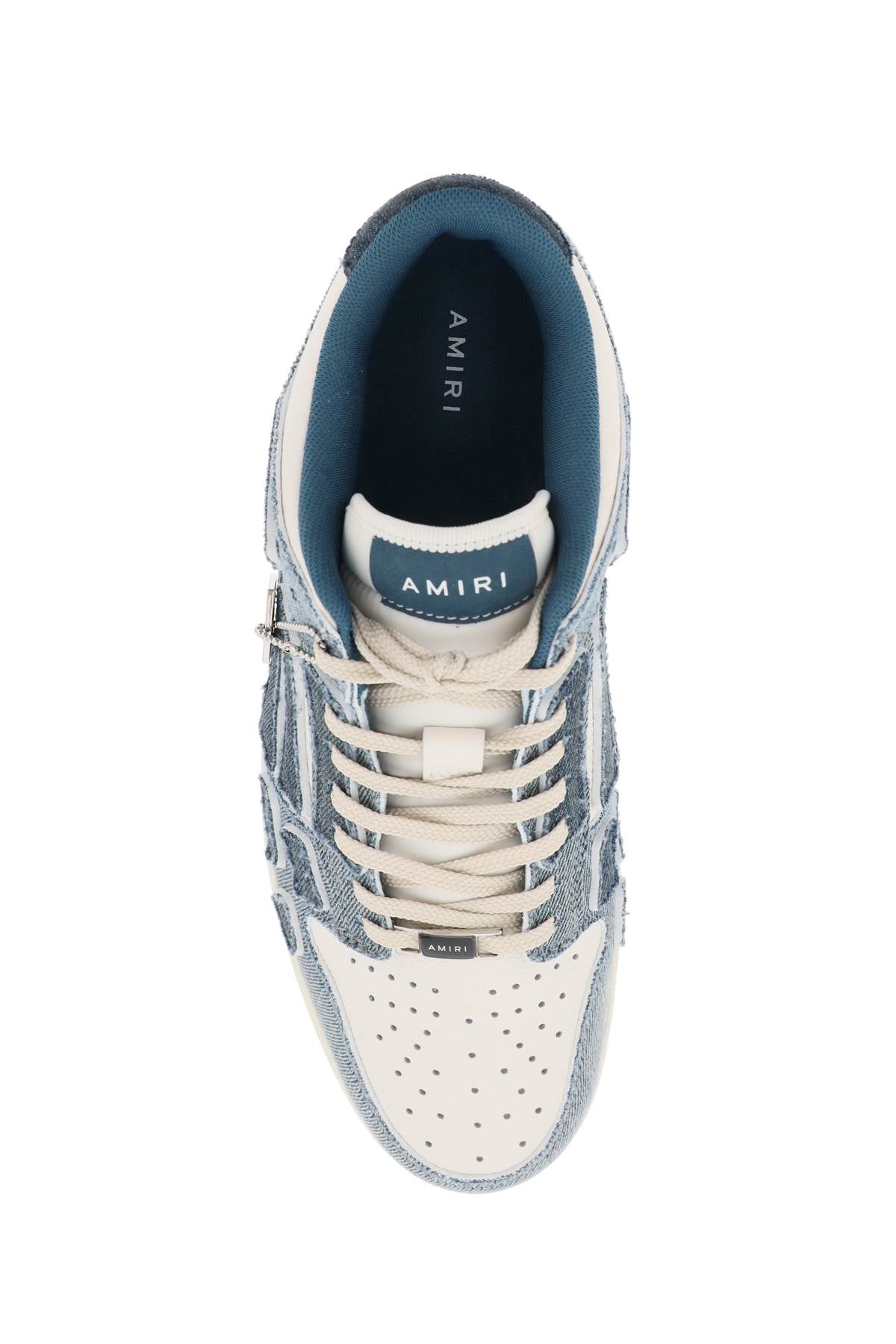 Amiri Top Low 'Skel' Sneakers   White