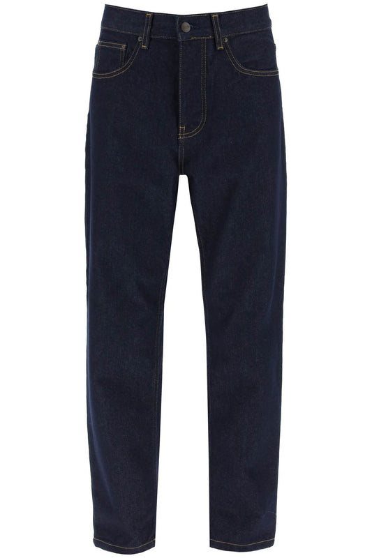 Carhartt Wip Newel Jeans In Organic Denim   Blu