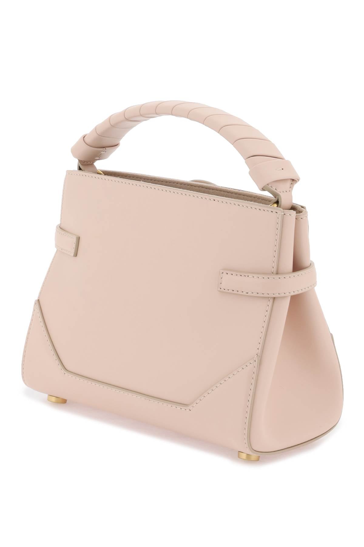 Balmain B Buzz 22 Top Handle Handbag   Rosa